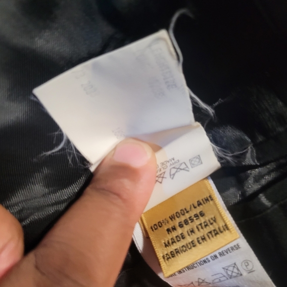 Vintage Donna Karan Vintage Black Timeless Men's Blazer 42/35 Wool - Picture 4 of 7